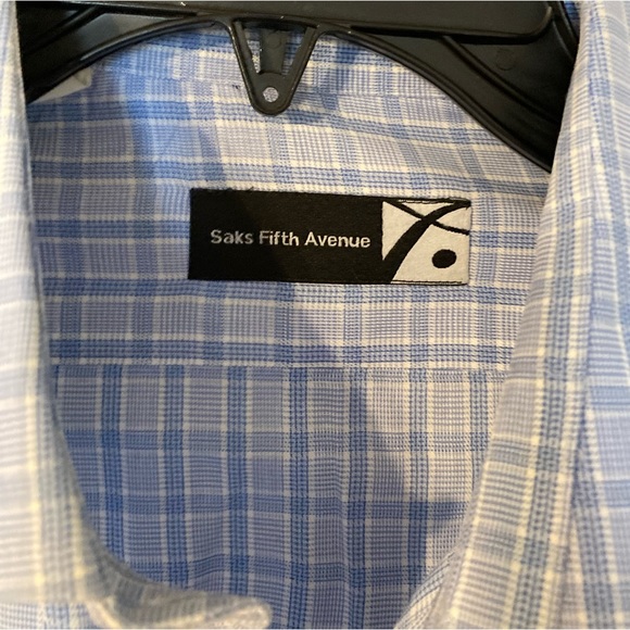 Saks Fifth Avenue Light Blue Button Down NWOT - Picture 3 of 3